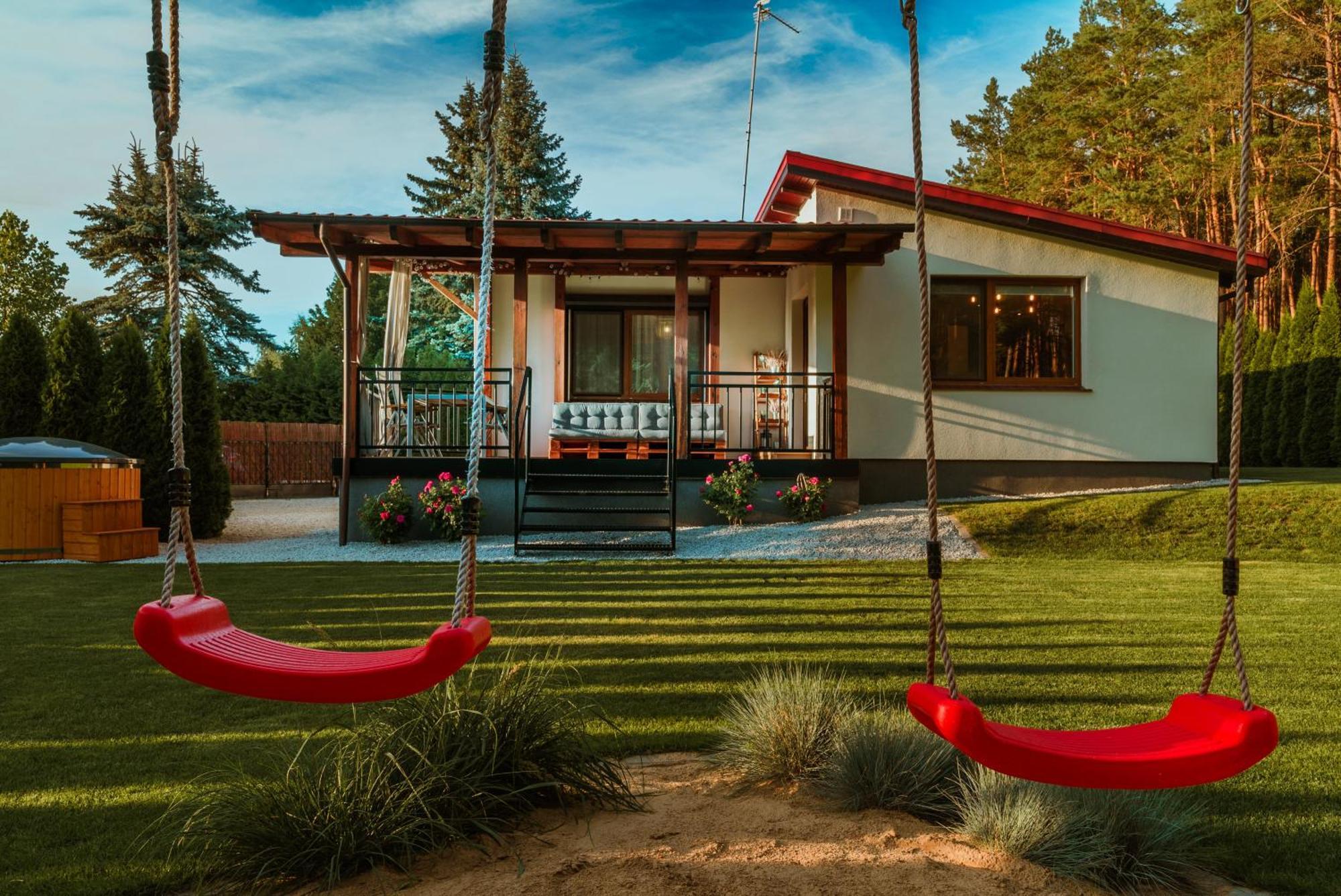 Letniskowy Nad Jeziorem Ferienhaus Slawica